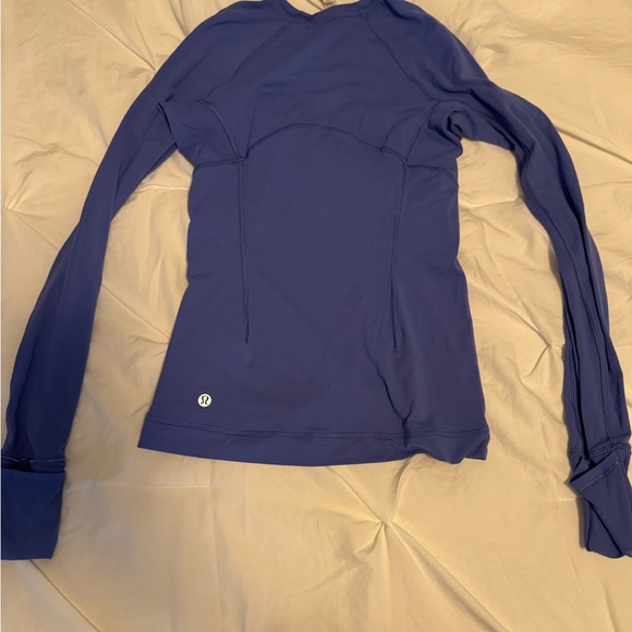 Lululemon its rulu long sleeve shirt blue size 0 - Picture 5 of 5